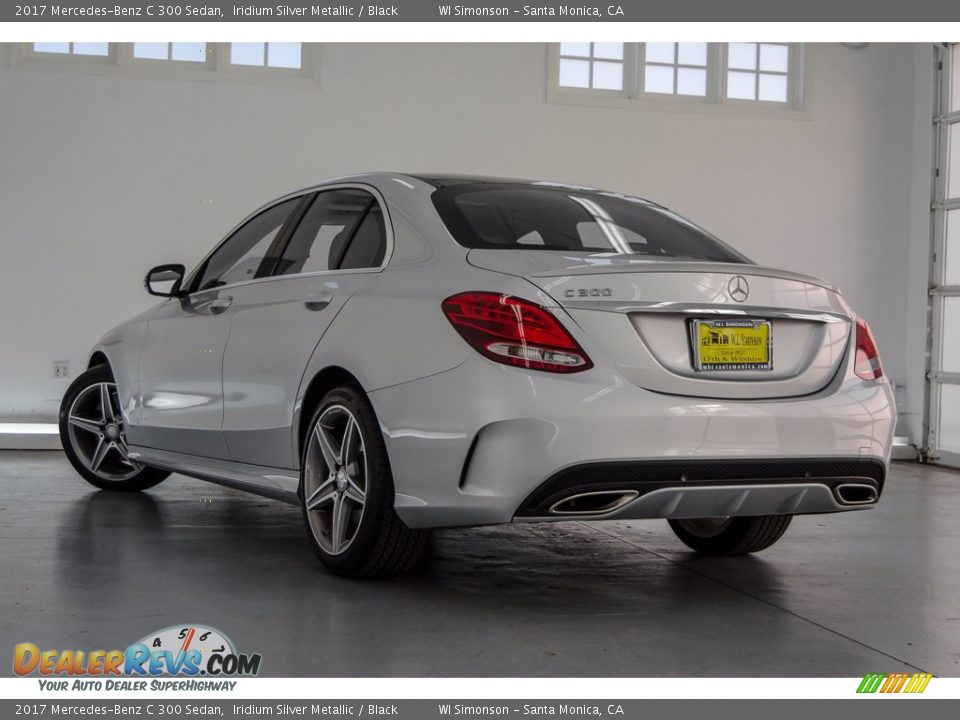 2017 Mercedes-Benz C 300 Sedan Iridium Silver Metallic / Black Photo #10