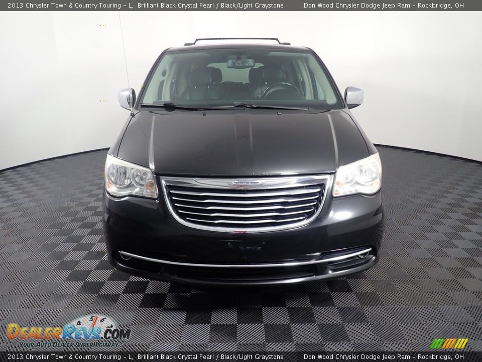 2013 Chrysler Town & Country Touring - L Brilliant Black Crystal Pearl / Black/Light Graystone Photo #7