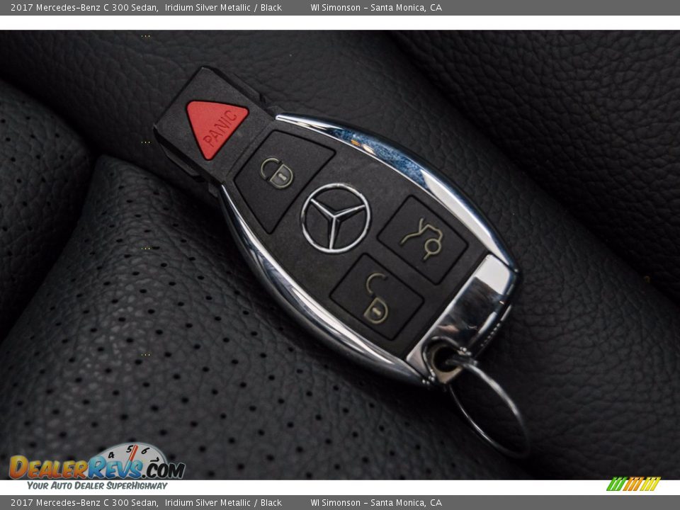 2017 Mercedes-Benz C 300 Sedan Iridium Silver Metallic / Black Photo #11