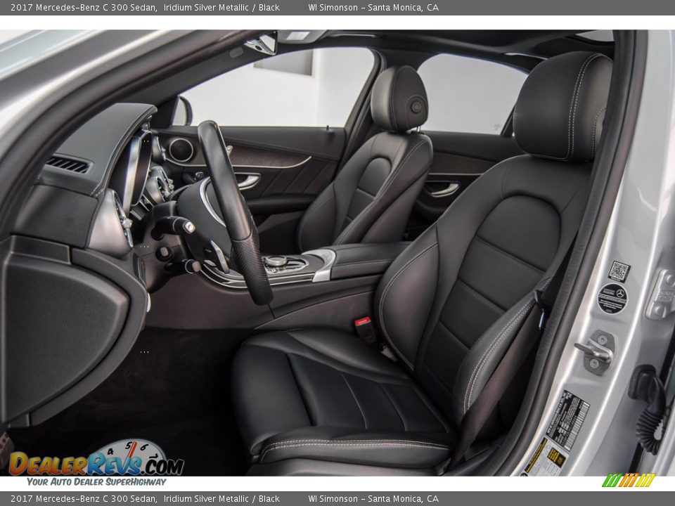 2017 Mercedes-Benz C 300 Sedan Iridium Silver Metallic / Black Photo #13