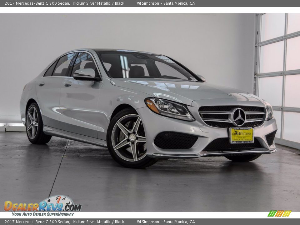 2017 Mercedes-Benz C 300 Sedan Iridium Silver Metallic / Black Photo #14