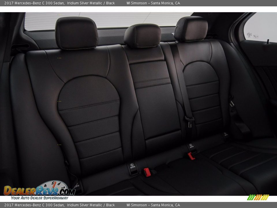 2017 Mercedes-Benz C 300 Sedan Iridium Silver Metallic / Black Photo #15