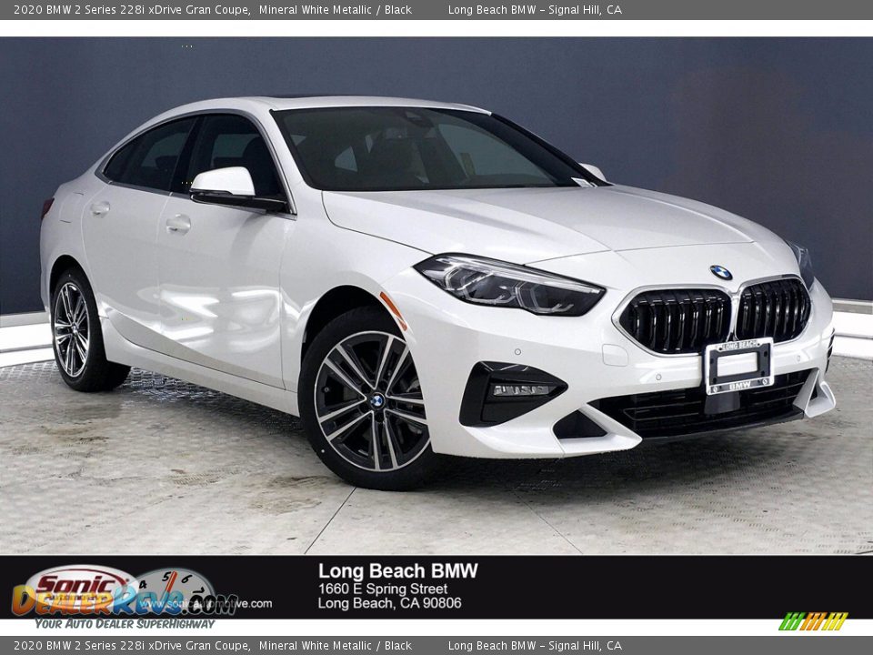 2020 BMW 2 Series 228i xDrive Gran Coupe Mineral White Metallic / Black Photo #1