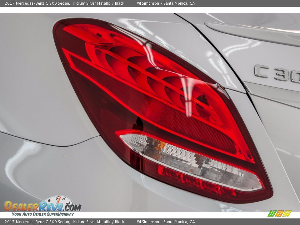 2017 Mercedes-Benz C 300 Sedan Iridium Silver Metallic / Black Photo #24
