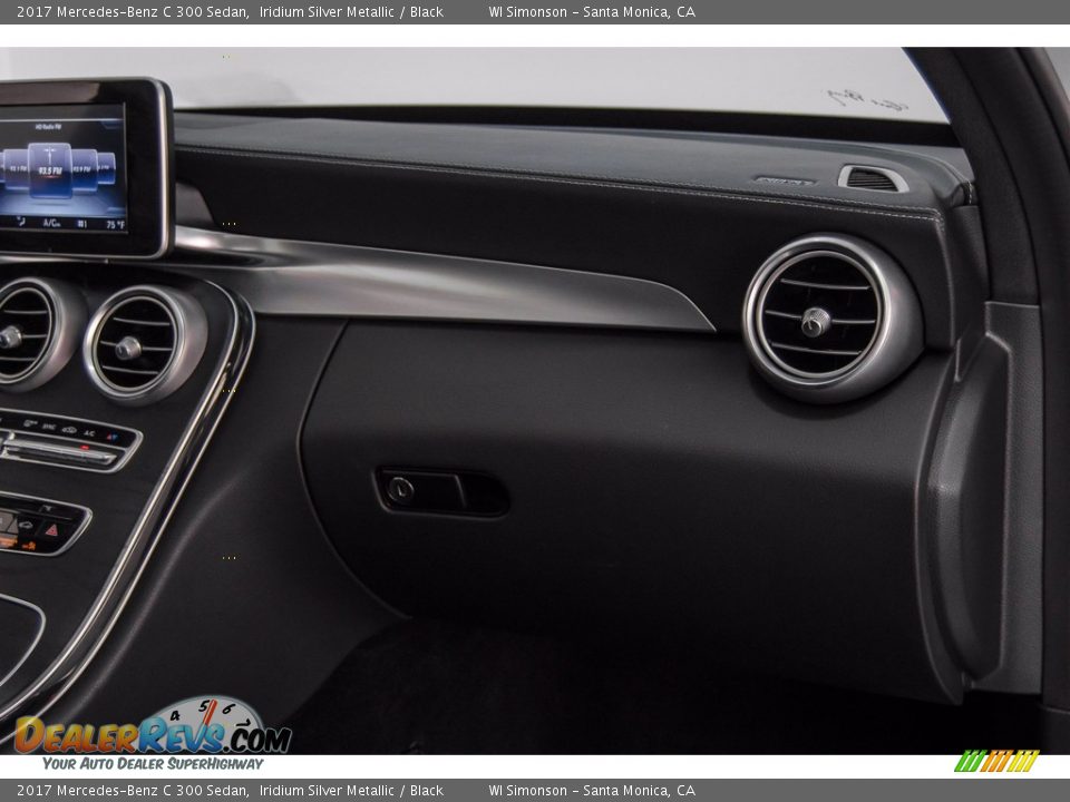 2017 Mercedes-Benz C 300 Sedan Iridium Silver Metallic / Black Photo #25
