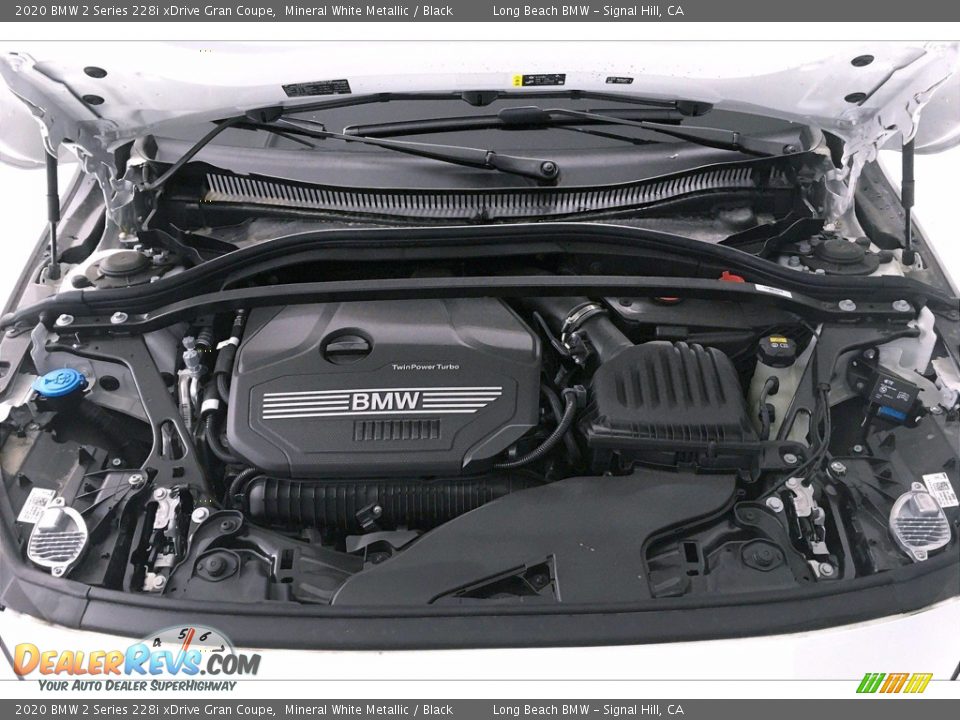 2020 BMW 2 Series 228i xDrive Gran Coupe Mineral White Metallic / Black Photo #10