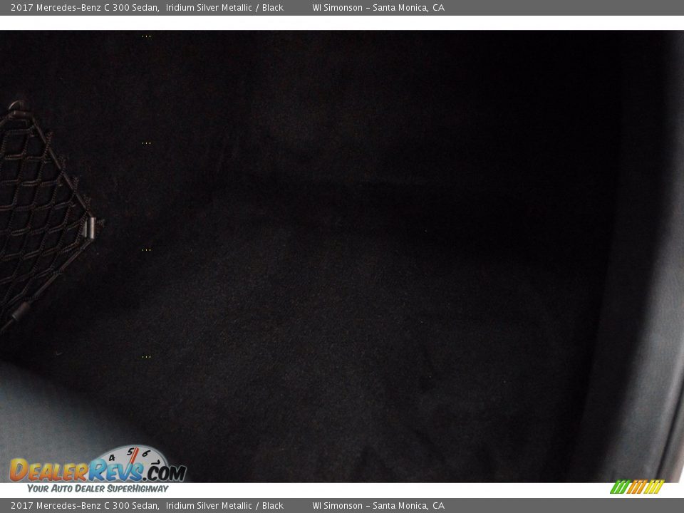 2017 Mercedes-Benz C 300 Sedan Iridium Silver Metallic / Black Photo #26