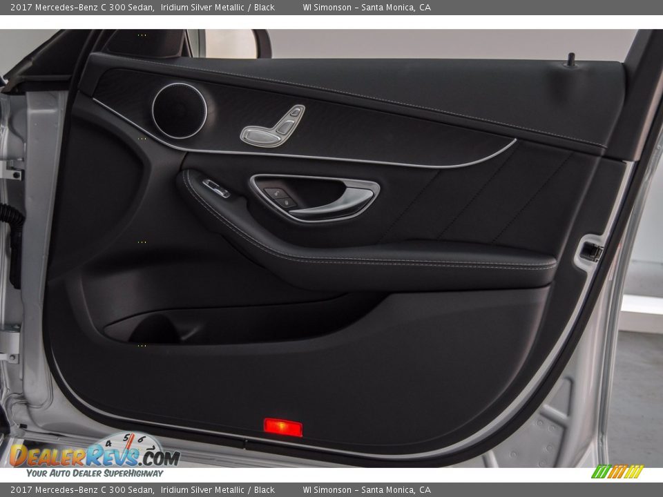 2017 Mercedes-Benz C 300 Sedan Iridium Silver Metallic / Black Photo #27