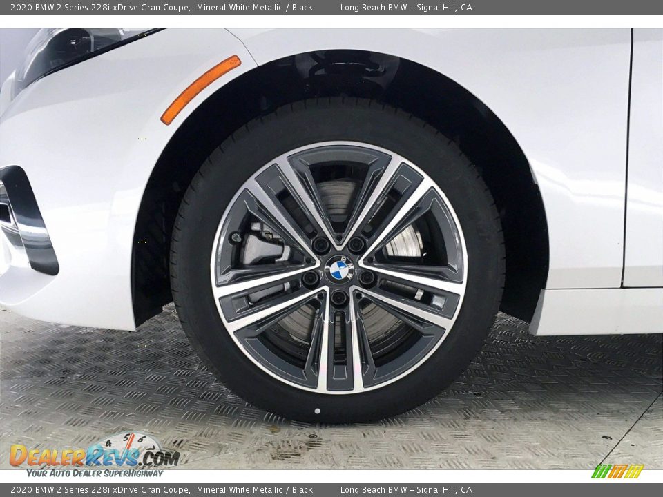 2020 BMW 2 Series 228i xDrive Gran Coupe Mineral White Metallic / Black Photo #12