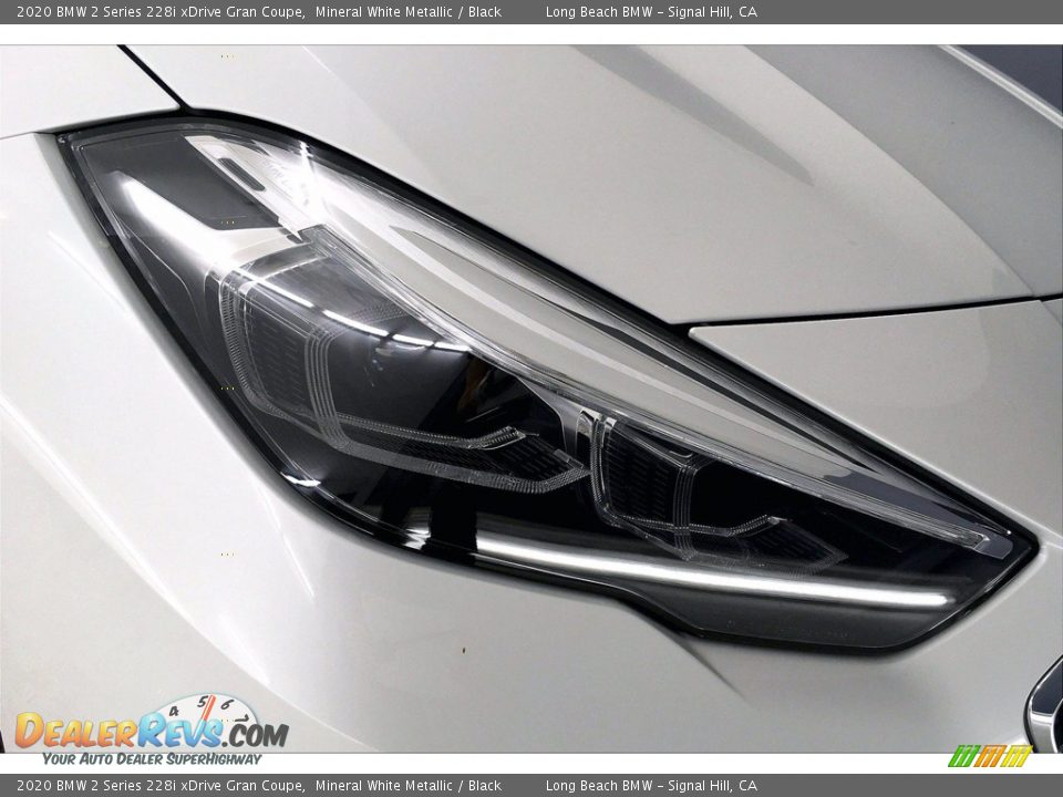 2020 BMW 2 Series 228i xDrive Gran Coupe Mineral White Metallic / Black Photo #14