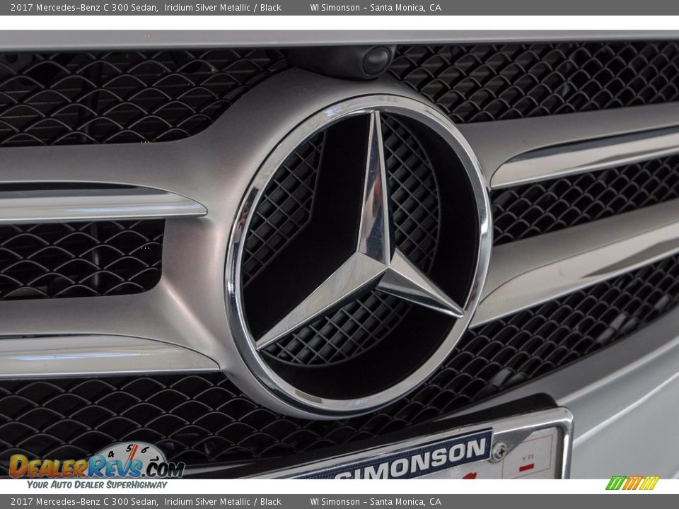 2017 Mercedes-Benz C 300 Sedan Iridium Silver Metallic / Black Photo #30