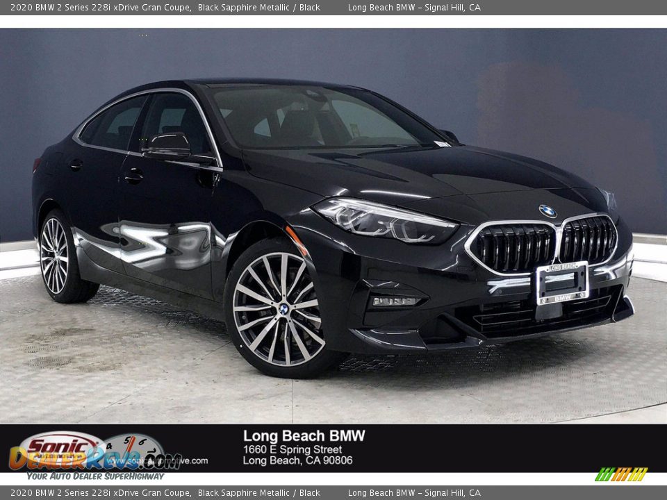 2020 BMW 2 Series 228i xDrive Gran Coupe Black Sapphire Metallic / Black Photo #1