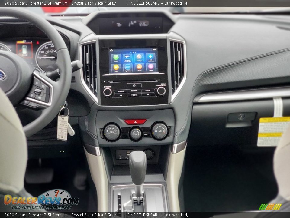 2020 Subaru Forester 2.5i Premium Crystal Black Silica / Gray Photo #9