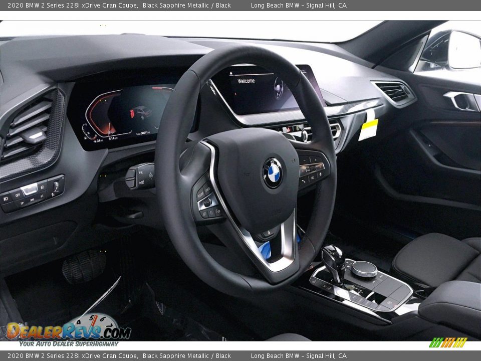 2020 BMW 2 Series 228i xDrive Gran Coupe Black Sapphire Metallic / Black Photo #7