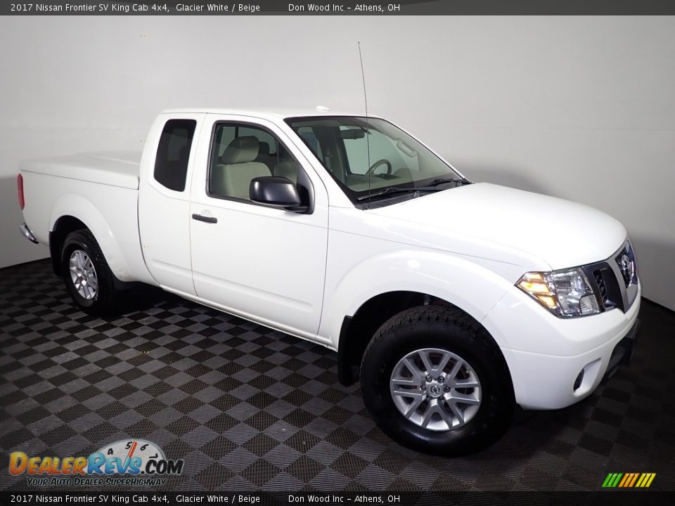 Glacier White 2017 Nissan Frontier SV King Cab 4x4 Photo #1