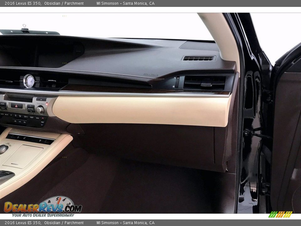 2016 Lexus ES 350 Obsidian / Parchment Photo #28