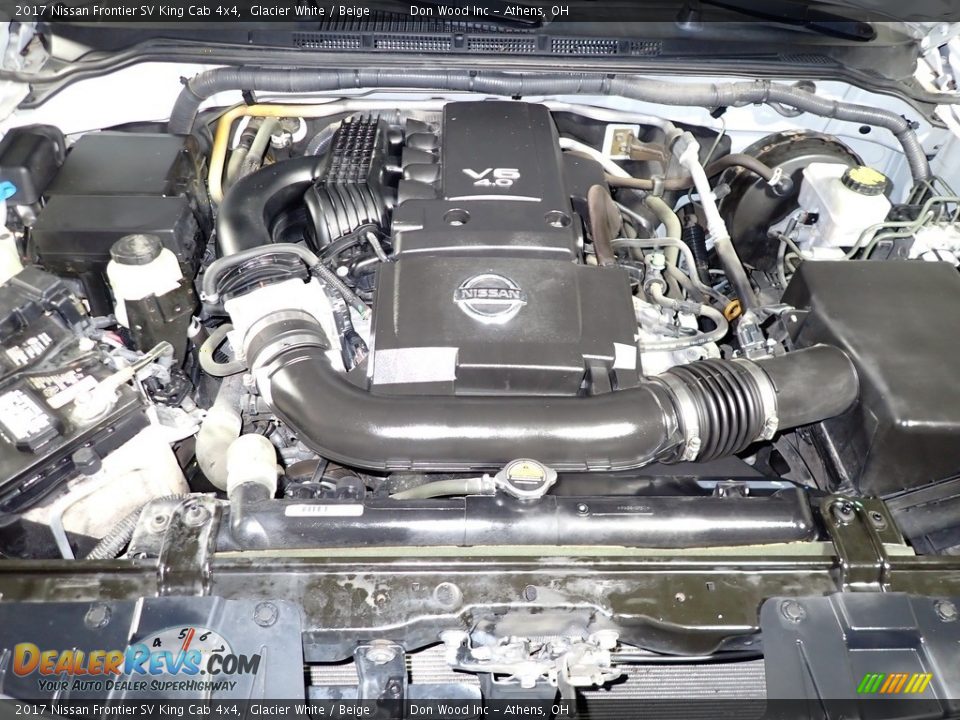 2017 Nissan Frontier SV King Cab 4x4 4.0 Liter DOHC 24-Valve CVTCS V6 Engine Photo #5