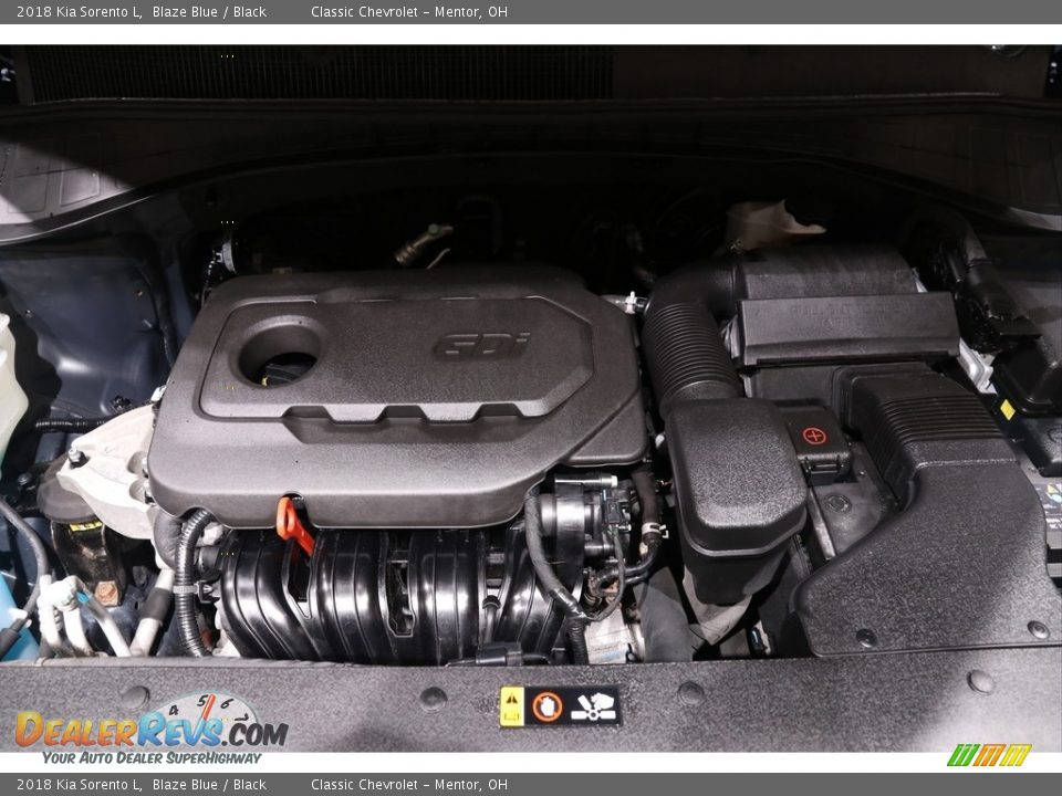2018 Kia Sorento L 2.4 Liter GDI DOHC 16-Valve CVVT 4 Cylinder Engine Photo #16