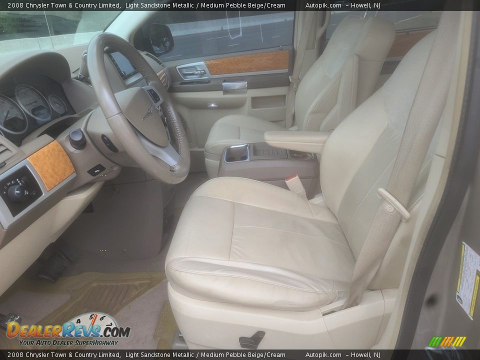 2008 Chrysler Town & Country Limited Light Sandstone Metallic / Medium Pebble Beige/Cream Photo #8