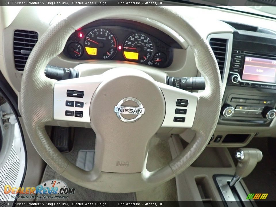 2017 Nissan Frontier SV King Cab 4x4 Steering Wheel Photo #25