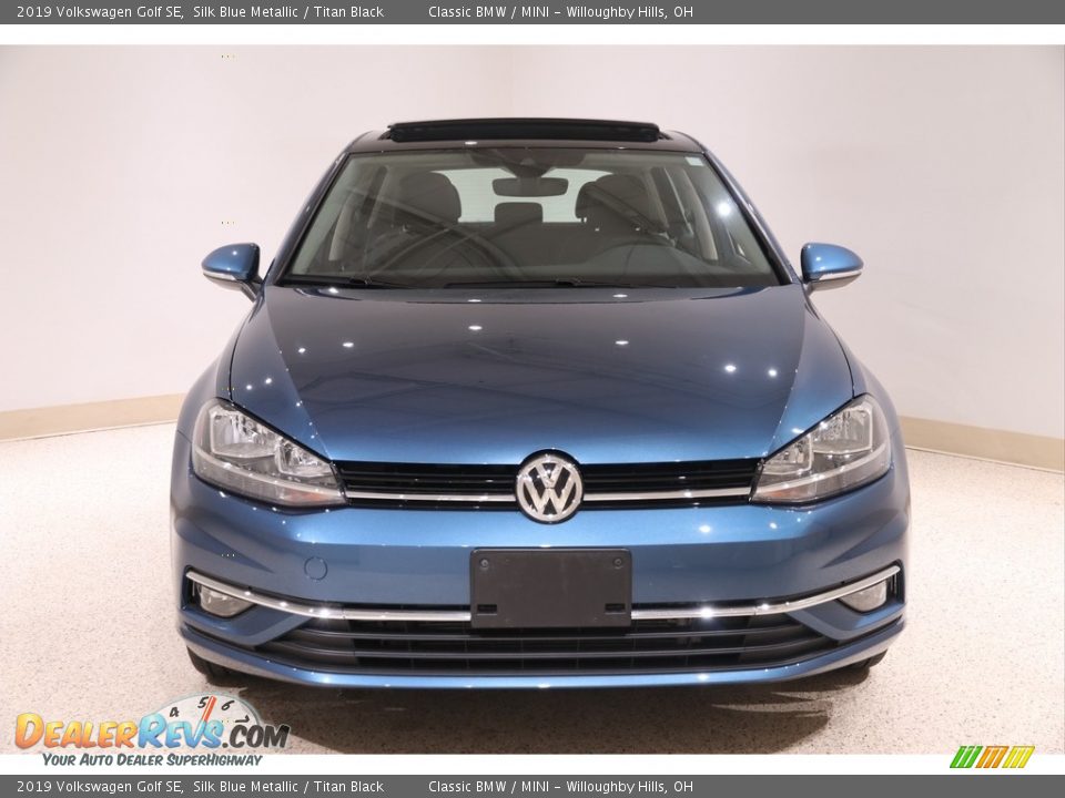 2019 Volkswagen Golf SE Silk Blue Metallic / Titan Black Photo #2