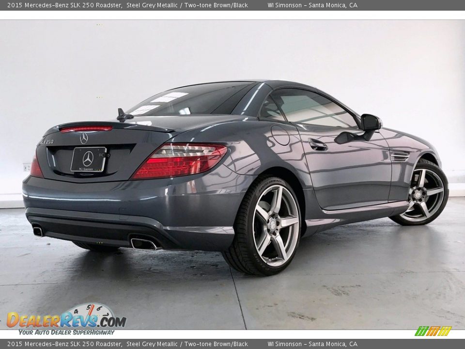 Steel Grey Metallic 2015 Mercedes-Benz SLK 250 Roadster Photo #14