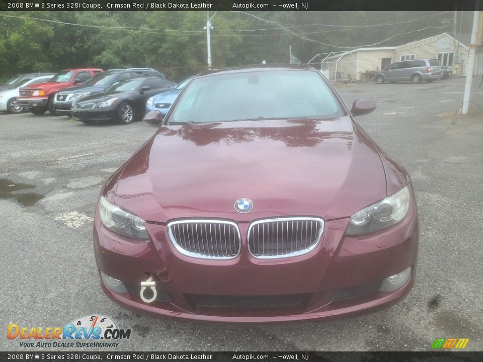 2008 BMW 3 Series 328i Coupe Crimson Red / Black Dakota Leather Photo #7