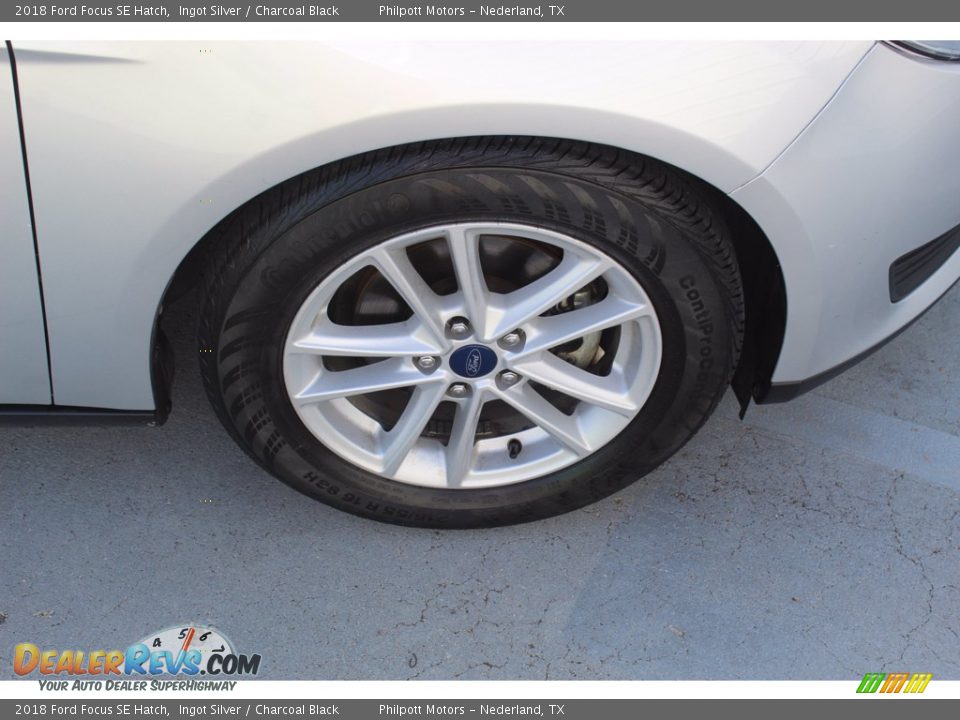 2018 Ford Focus SE Hatch Ingot Silver / Charcoal Black Photo #12