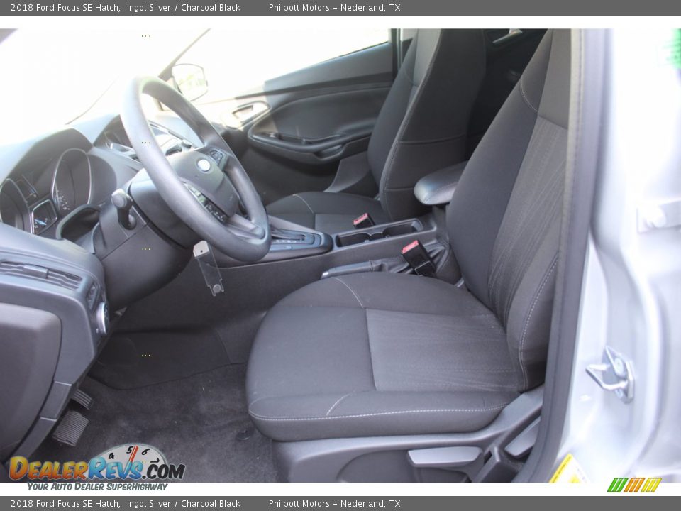 2018 Ford Focus SE Hatch Ingot Silver / Charcoal Black Photo #15