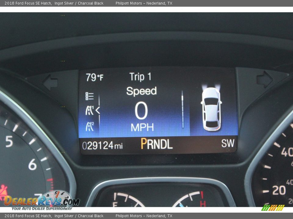 2018 Ford Focus SE Hatch Ingot Silver / Charcoal Black Photo #19