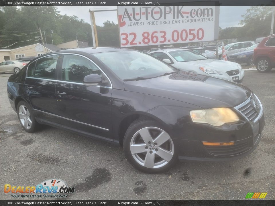 2008 Volkswagen Passat Komfort Sedan Deep Black / Black Photo #1