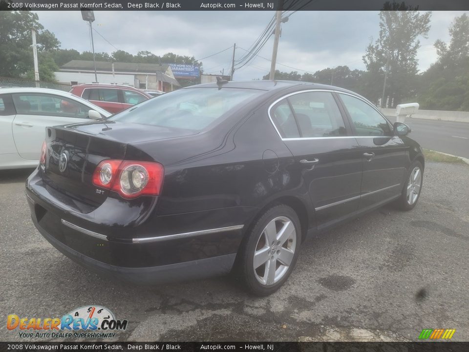 2008 Volkswagen Passat Komfort Sedan Deep Black / Black Photo #3