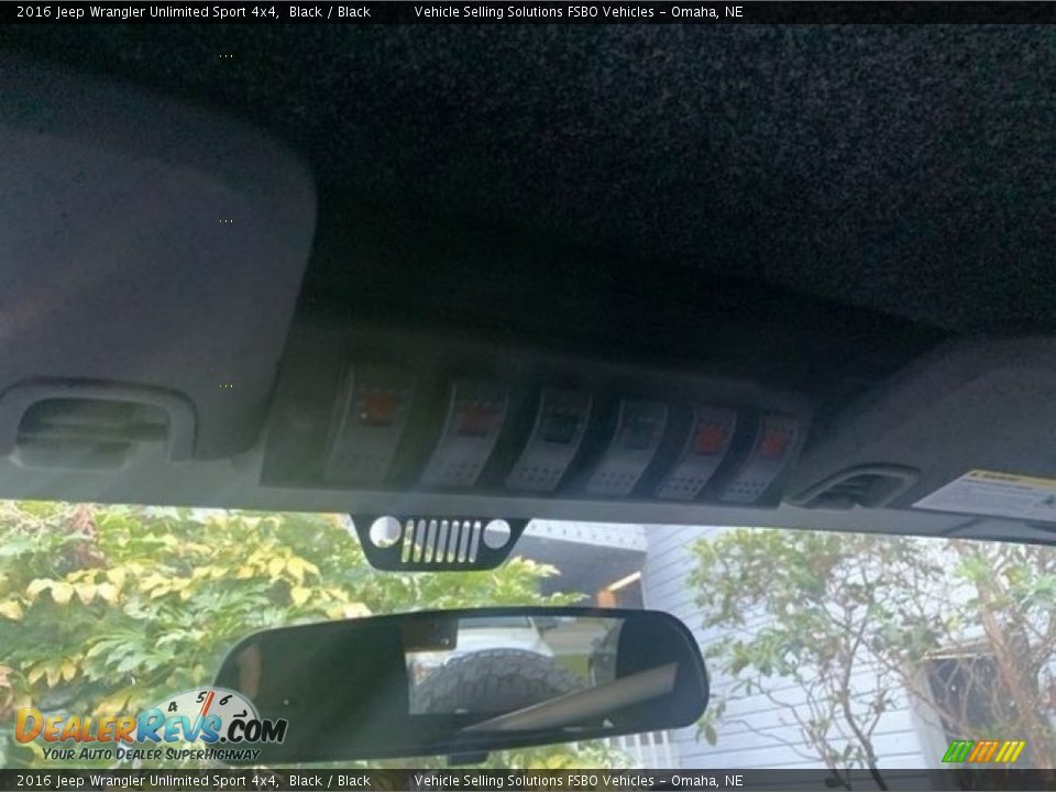 2016 Jeep Wrangler Unlimited Sport 4x4 Black / Black Photo #14