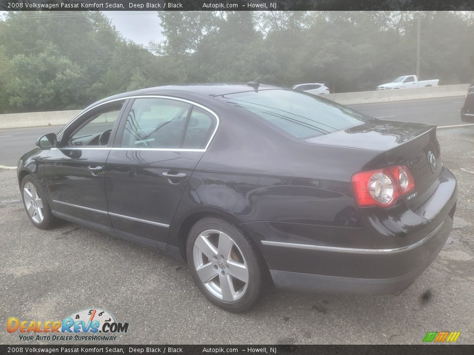 2008 Volkswagen Passat Komfort Sedan Deep Black / Black Photo #5