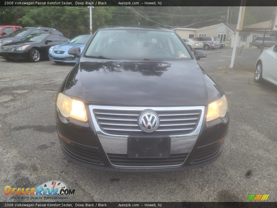 2008 Volkswagen Passat Komfort Sedan Deep Black / Black Photo #7