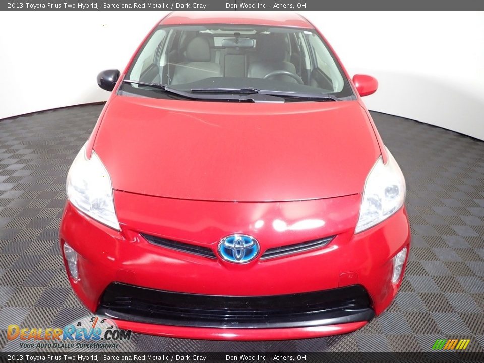 2013 Toyota Prius Two Hybrid Barcelona Red Metallic / Dark Gray Photo #4