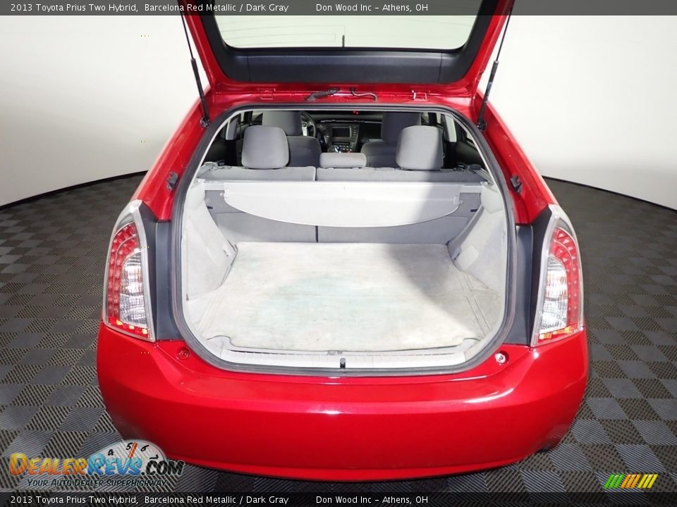 2013 Toyota Prius Two Hybrid Barcelona Red Metallic / Dark Gray Photo #12