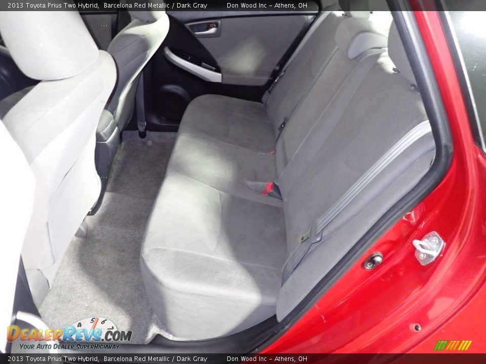 2013 Toyota Prius Two Hybrid Barcelona Red Metallic / Dark Gray Photo #21