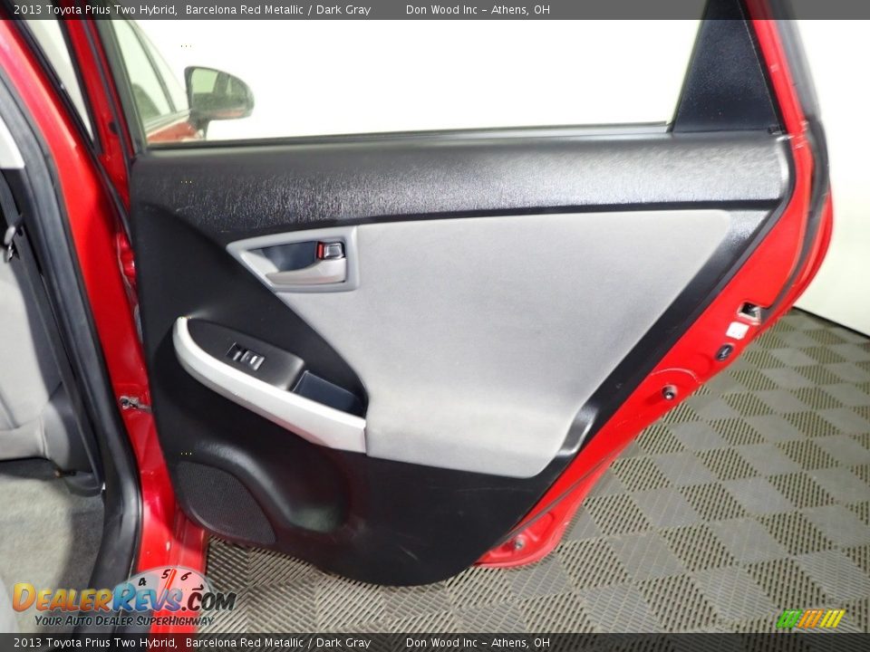 2013 Toyota Prius Two Hybrid Barcelona Red Metallic / Dark Gray Photo #22