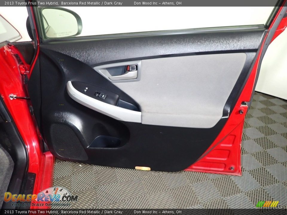 2013 Toyota Prius Two Hybrid Barcelona Red Metallic / Dark Gray Photo #24