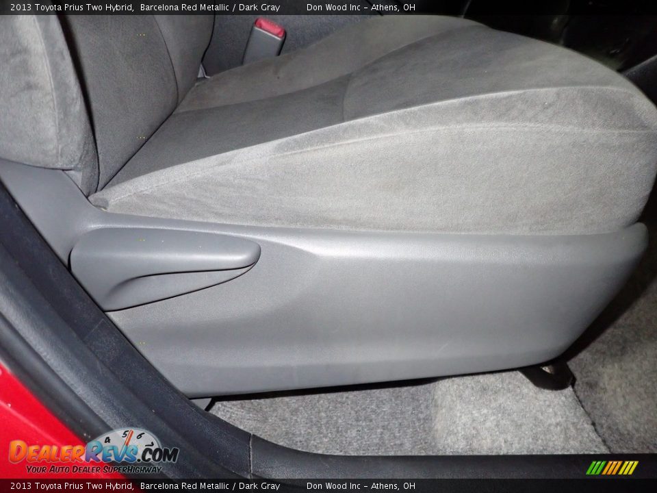 2013 Toyota Prius Two Hybrid Barcelona Red Metallic / Dark Gray Photo #25