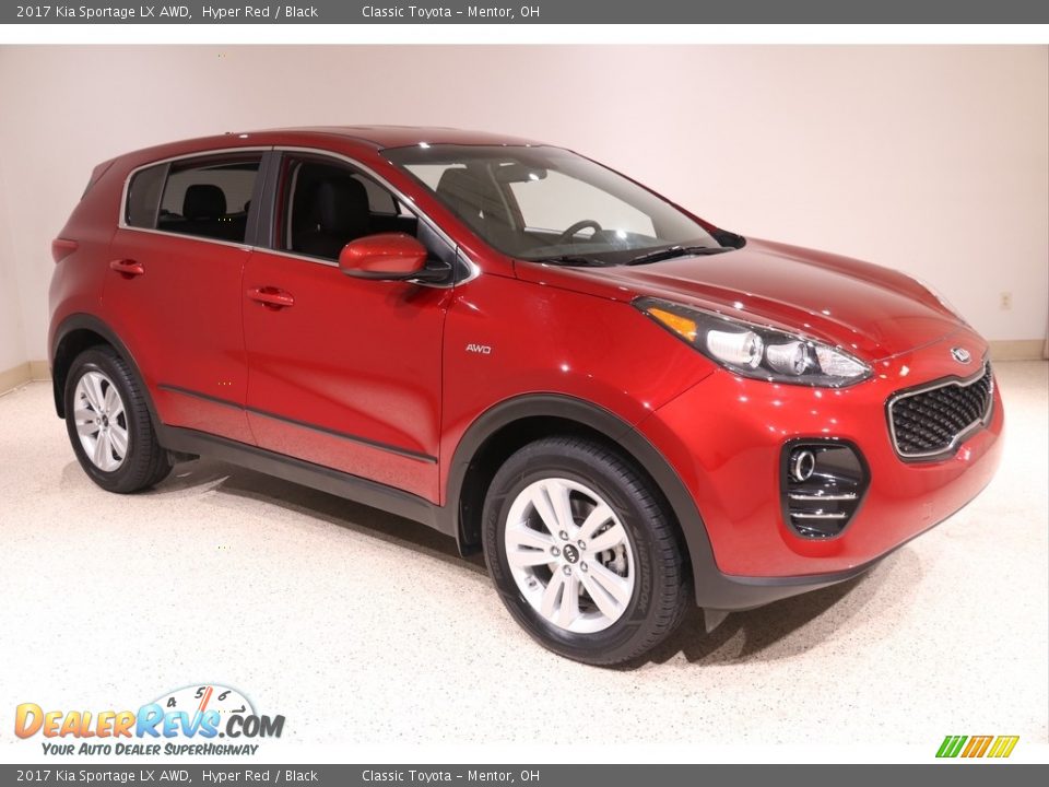 2017 Kia Sportage LX AWD Hyper Red / Black Photo #1
