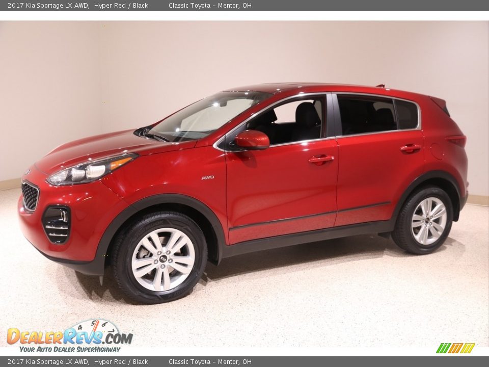 2017 Kia Sportage LX AWD Hyper Red / Black Photo #3