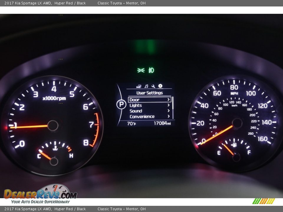 2017 Kia Sportage LX AWD Hyper Red / Black Photo #7