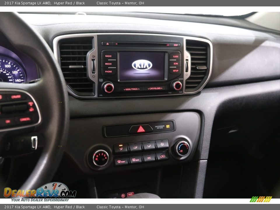 2017 Kia Sportage LX AWD Hyper Red / Black Photo #8