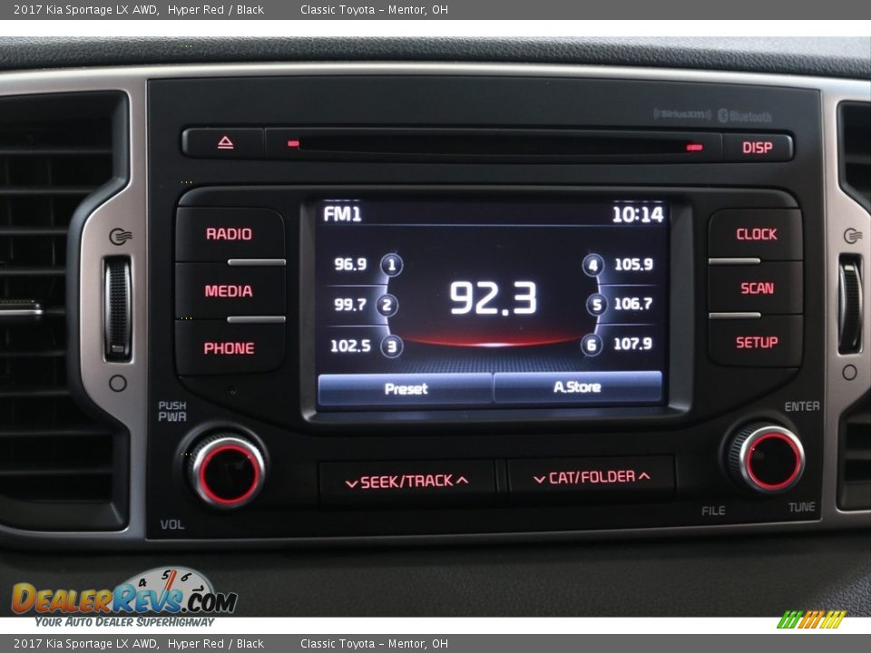 2017 Kia Sportage LX AWD Hyper Red / Black Photo #9