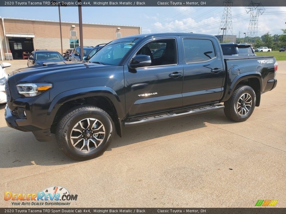 2020 Toyota Tacoma TRD Sport Double Cab 4x4 Midnight Black Metallic / Black Photo #1