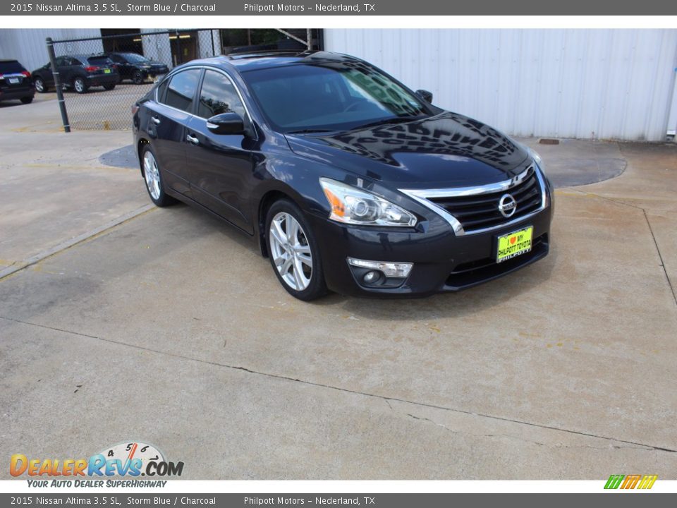 2015 Nissan Altima 3.5 SL Storm Blue / Charcoal Photo #2