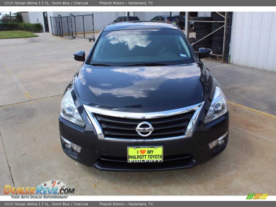 2015 Nissan Altima 3.5 SL Storm Blue / Charcoal Photo #3