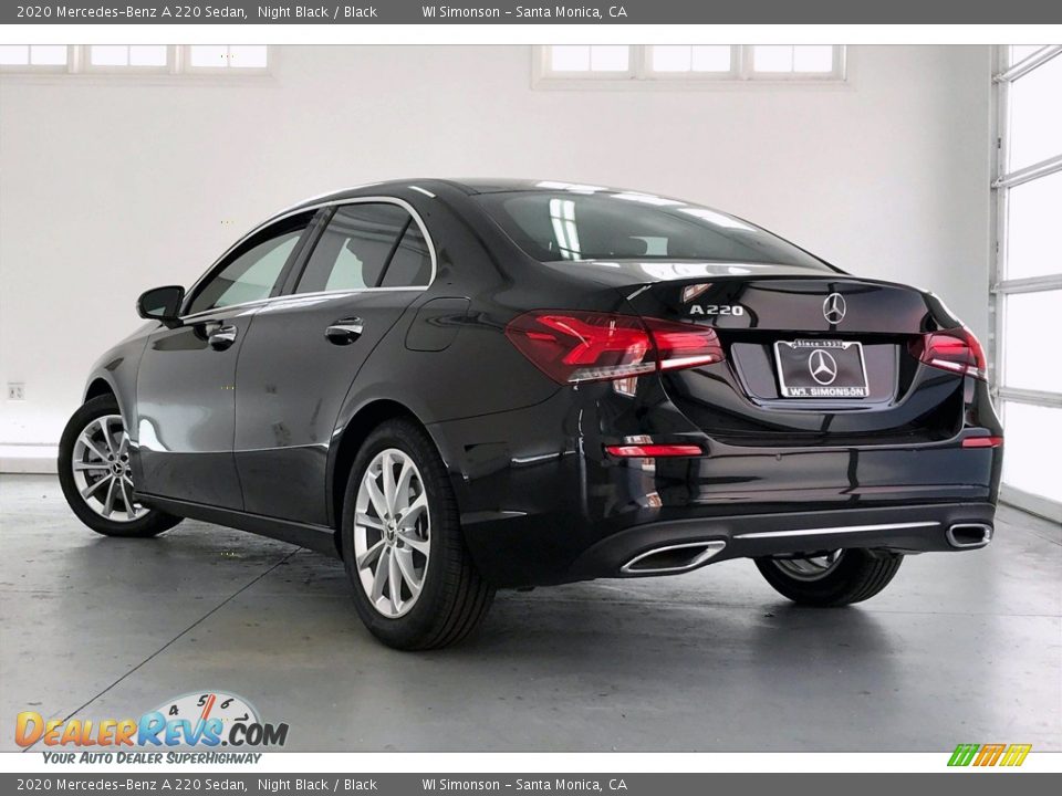 2020 Mercedes-Benz A 220 Sedan Night Black / Black Photo #2